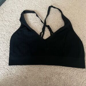 Pink/victoria’s secret crossed sports bra